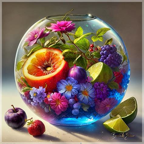 Floral Art - Series #62 Photograph by Barbara Zahno - Fine Art America