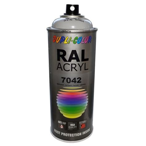 Lakier akrylowy połyskowy RAL 7042 - Motip Dupli - sklep internetowy