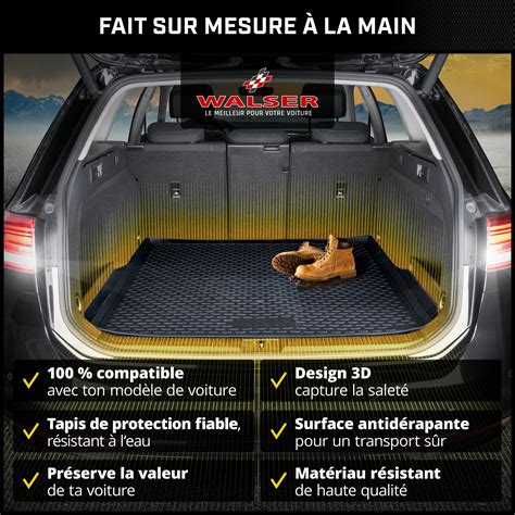 Volkswagen Tapis de coffre Véhicules avec plancher de coffre plat