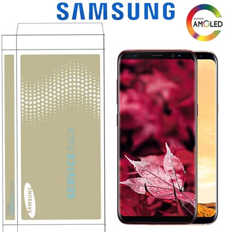 Original Lcd With Frame Replacement For Samsung S8 Plus G955f S8 G950f Super Amoled Display