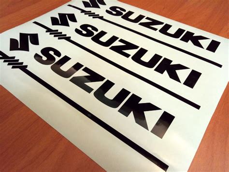 Suzuki Motorcycle Moto Racing Sport Die Cut Decals Stickers Vinyl Logo