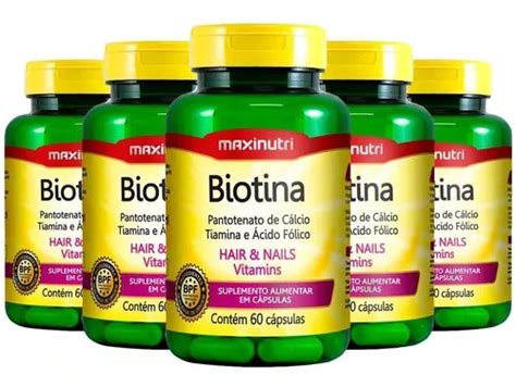 Suplemento en cápsulas Maxinutri Suplemento Biotina en caja de 200g 5