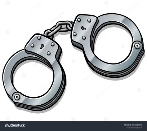 Cartoon handcuffs Images, Stock Photos & Vectors | Shutterstock