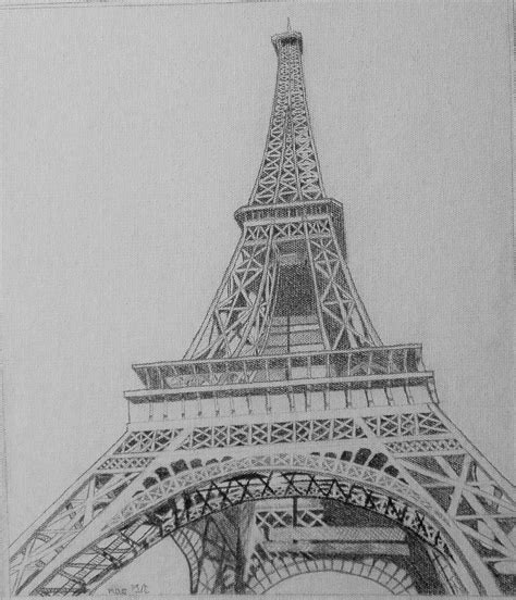 Eiffel Tower Drawing Sketch At Explore Collection Of Eiffel Tower Drawing