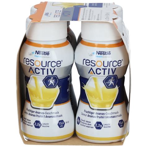 Nestlé Health Science resource Activ Ananas 4x200 ml Redcare Pharmacie