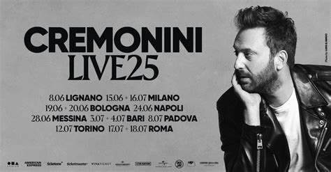 Cesare Cremonini Il Tour 2025 Negli Stadi Date E Biglietti Radio Deejay