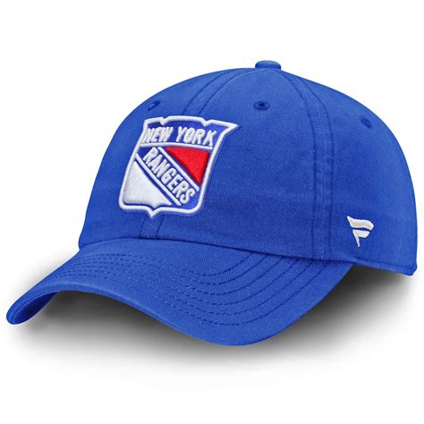 Men's New York Rangers Blue Fundamental Adjustable Hat