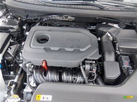 2016 Hyundai Sonata SE 2 4 Liter GDI DOHC 16 Valve D CVVT 4 Cylinder