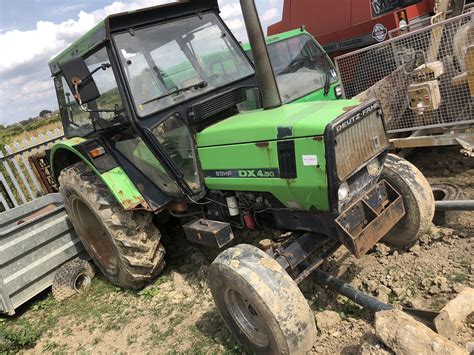 Sm 1987 Green Deutz Fahr Dx 450 89 Hp Tractor Plus Vat Showing 2