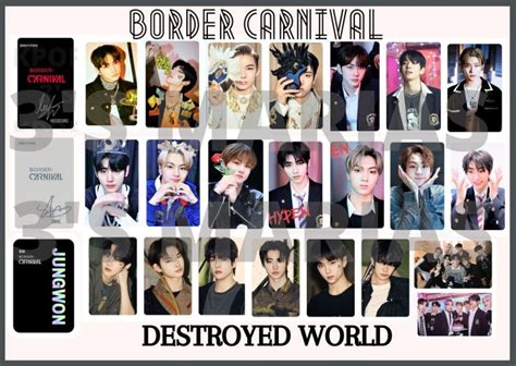 Enhypen Border Carnival Photocard Set New And Updated Ver