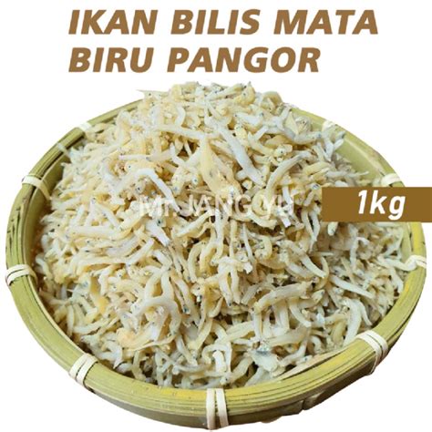 Ikan Bilis Mata Biru Halus Gred Aaa Kg Lazada