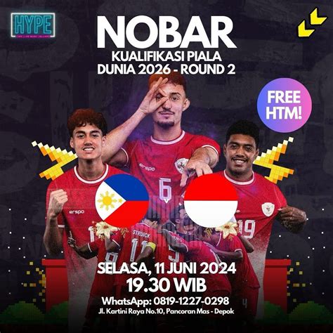 Nobar Kualifikasi Piala Dunia Fifa Babak Kedua Afc Indonesia Vs