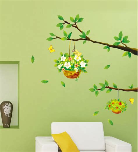 Buy PVC Vinyl Nature Theme Wall Sticker by Cortina Online - Floral Wall ...