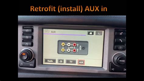 How To Install Retrofit An Actual AUX Port Range Rover L322