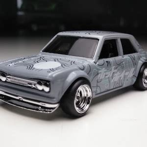 Datsun Custom Hot Wheels With Real Riders Etsy