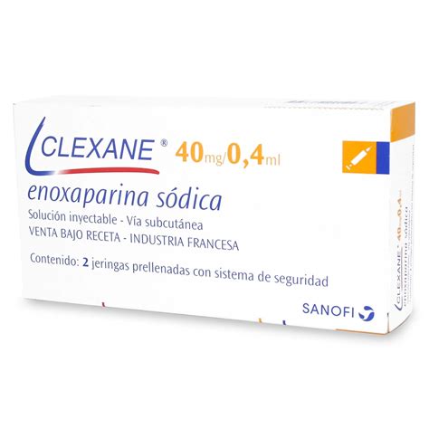 Clexane Mg Tratamiento Anticoagulante A Buen Precio Online