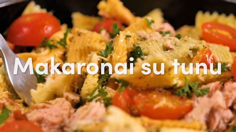 Makaronai Su Tunu Recept Receptai Youtube