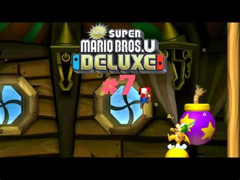 NEW Super Mario Bros U DELUXE Gameplay 7 Acorn Plains Lemmy S