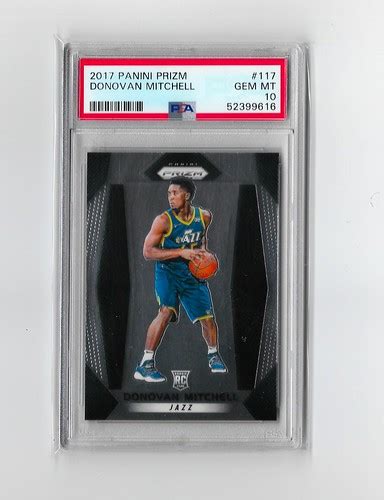 Panini Prizm Donovan Mitchell Prizm Rc Psa Flickr