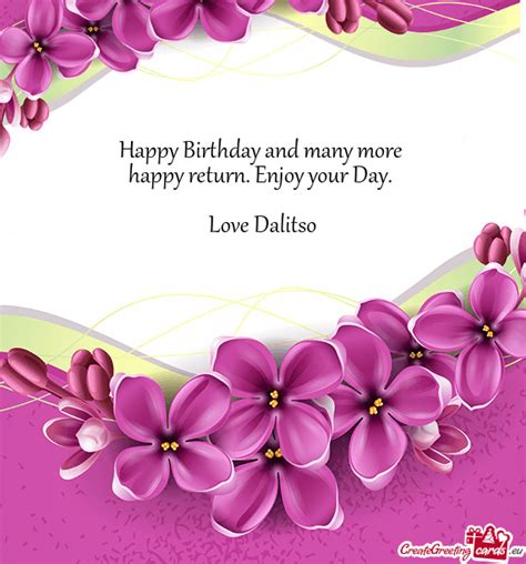 Happy Birthday and many more - Free cards