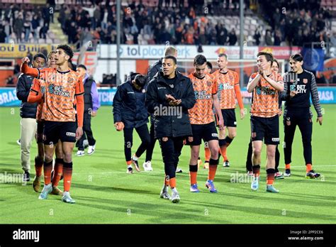 VOLENDAM - FC Volendam players after the Dutch premier league match ...