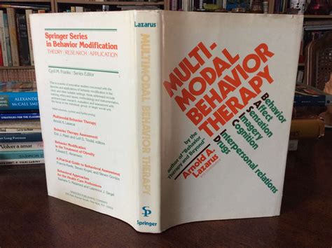 Multimodal Behavior Therapy By Arnold A Lazarus 1976 HC DJ VG