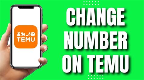 How To Change Phone Number On Temu Quick Tutorial Youtube