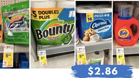 Pick Up 2 86 Bounty Tide Gain Charmin At Walgreens Southern Savers