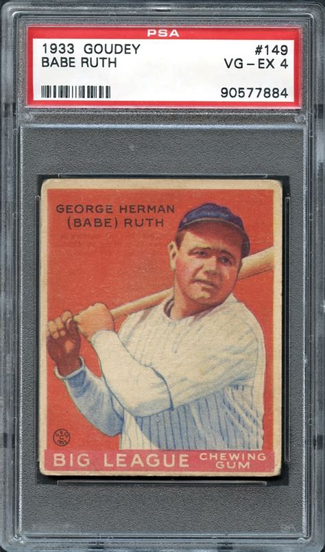 Most Expensive Babe Ruth Card