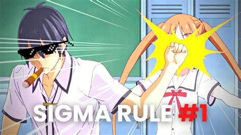 Sigma Rule But It S Anime 1 Sigma Rule Anime Edition Sigma Male Memes 1 Youtube