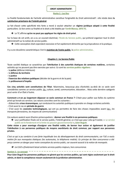 Droit Administratif Chap Fiche Droit Administratif Partie Les