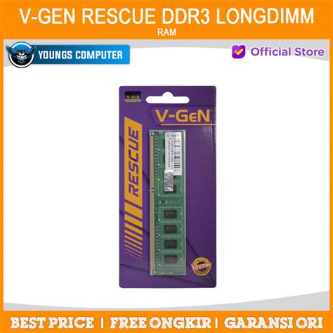 Jual Ram Pc V Gen Rescue Gb Ddr Pc Longdimm Vgen Kab