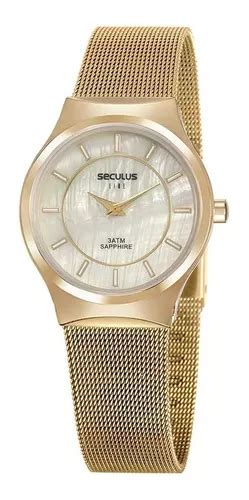 Reloj Seculus Line Gold Lpsvds Para Mujer Mercadolibre