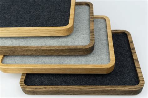 Wooden Jewelry Tray - Felt Lined | BeaverPeak