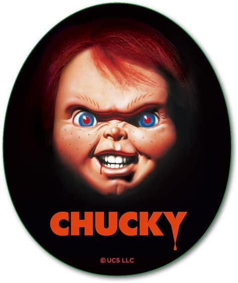 Amazon チャッキーステッカー CHUCKY 映画 チャイルドプレイ シリーズ ホラー ユニバーサル おしゃれ アメリカ イラスト