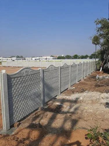 Panel Build Rcc Readymade Precast Boundary Wall For Fencing Thickness