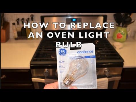 How To Remove Frigidaire Oven Light Bulb Cover Homeminimalisite