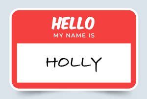 Holly Name Meaning: Origin and Significance