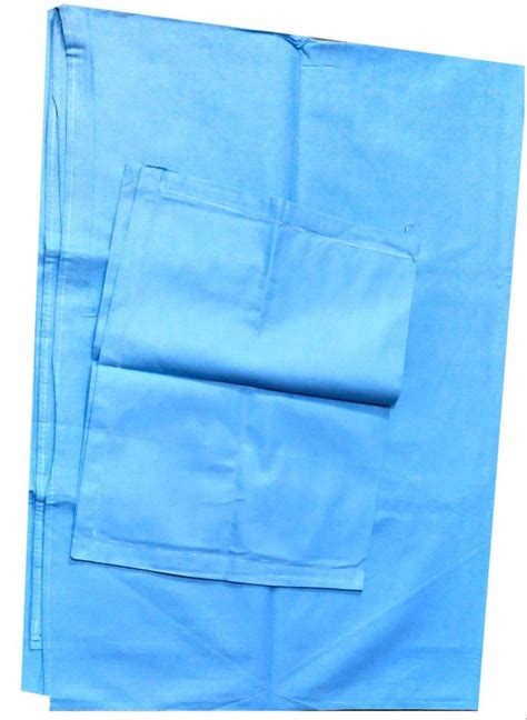 Blue Cotton Hospital Bed Sheet Size 48 X80 At Rs 285 Piece In