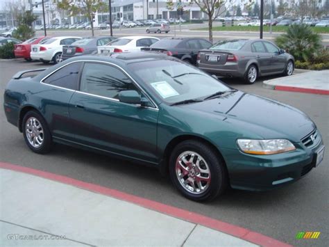 2002 Noble Green Pearl Honda Accord Ex V6 Coupe 1703820 Photo 3