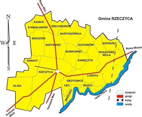 Położenie i mapa gm Rzeczyca Lubocz oficjalna strona wsi Lubocz