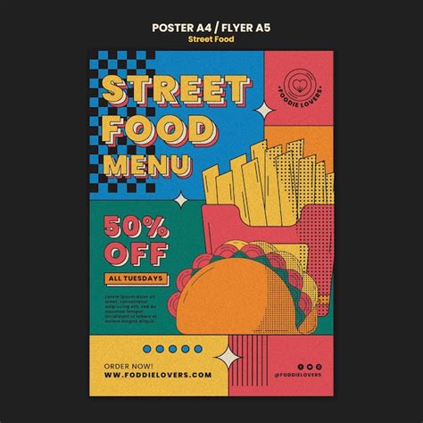 Premium Psd Street Food Festival Poster Template