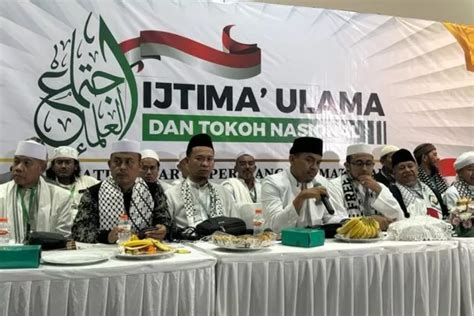 Hasil Ijtima Ulama Rekomendasikan Amin Keputusan Di Tangan Habib