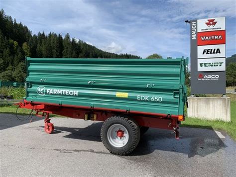 Farmtech Kipper EDK 650 Hydr Bremse Typenschein Landwirt