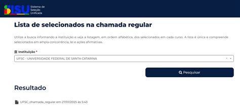 Resultado Do Sisu 2025 Lista De Aprovados - Veja a lista de aprovados na UFSC pelo Sisu 2025 | G1