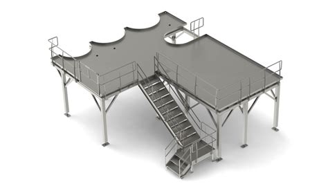 Fabrication De Passerelles Métalliques Standards Et Sur Mesure Alifab