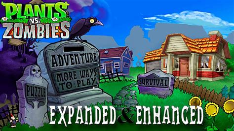 Увеличила сложность Полное прохождение Plants vs Zombies Мод