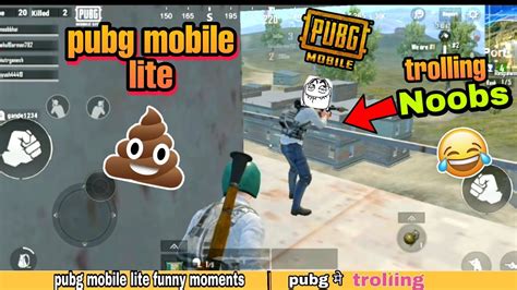 𝙋𝙐𝘽𝙂 𝙢𝙤𝙗𝙞𝙡𝙚 𝙡𝙞𝙩𝙚 𝙩𝙧𝙤𝙡𝙡𝙞𝙣𝙜 𝙣𝙤𝙤𝙗𝙨 Pubg Mobile Lite Funny Moments Xnoob