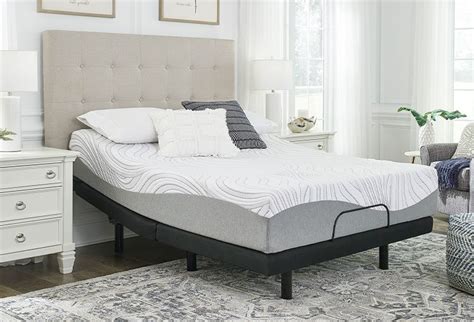 Buy Ashley Sleep 12" Memory Foam Queen Mattress & Adjustable Foundation - Part# | Badcock & More