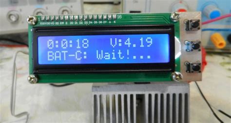 Battery Lithium NiMH NiCd Capacity Tester Using Arduino